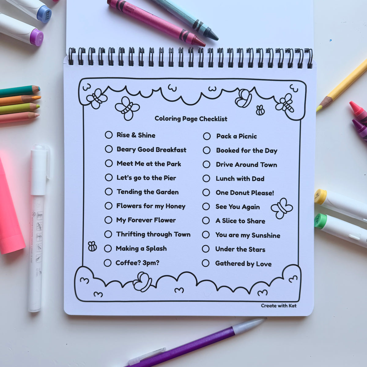 Around Town Coloring Book