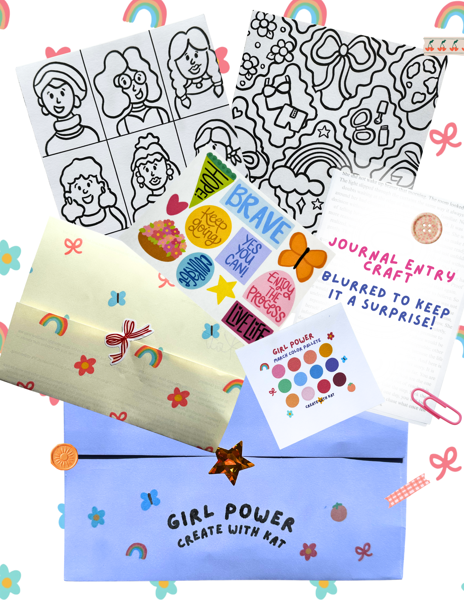 Coloring Club Subscription – Create with Kat