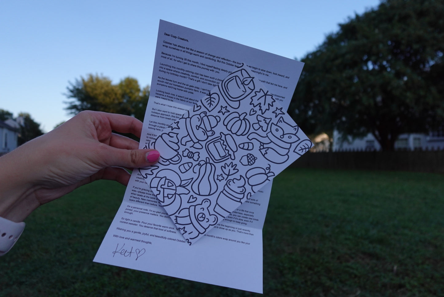 Monthly Coloring Club Subscription!